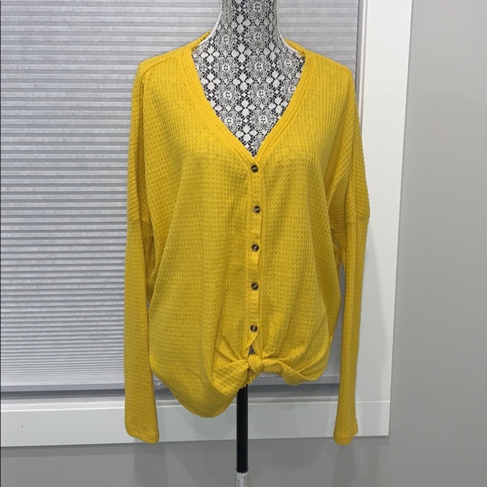 Out from Under JoJo Thermal Oversized Button Down